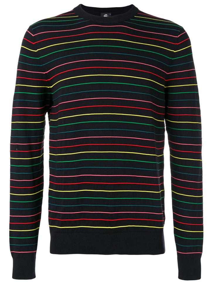 Ps By Paul Smith Striped Jumper - Black
