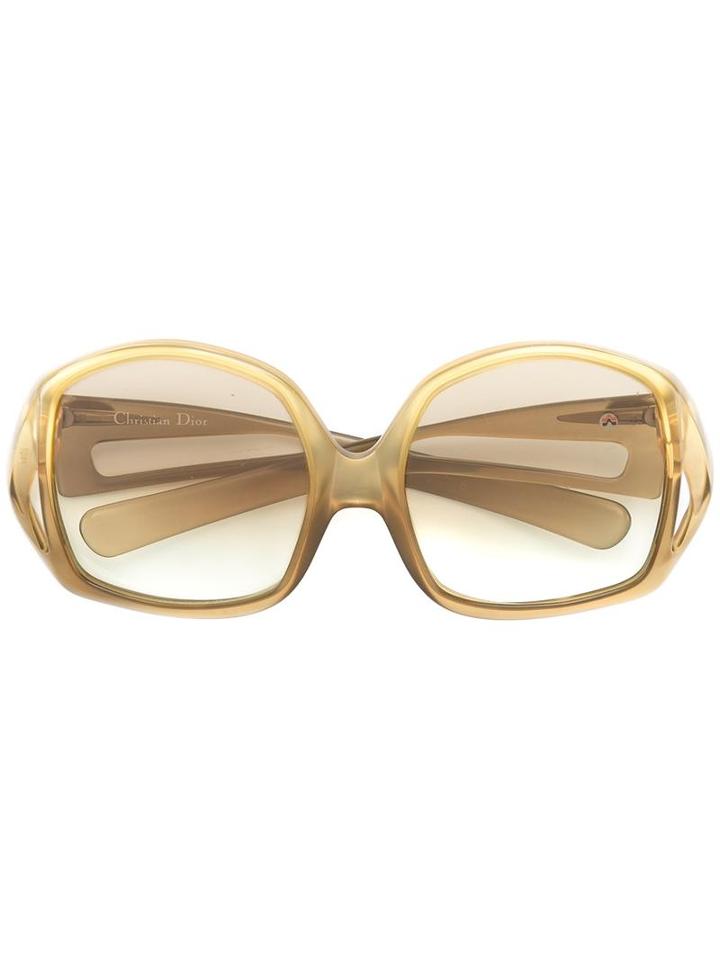 Christian Dior Vintage Oversized Frame Sunglasses, Women's