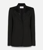 Christopher Kane Love Heart Lace Collar Jacket