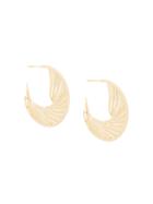 Shaun Leane White Feather Hoop Earrings - Metallic