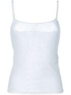 Saint Laurent Sleeveless Camisole, Women's, Size: Medium, White, Polyester/wool