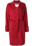 Max Mara Linfa Wrap Coat - Red