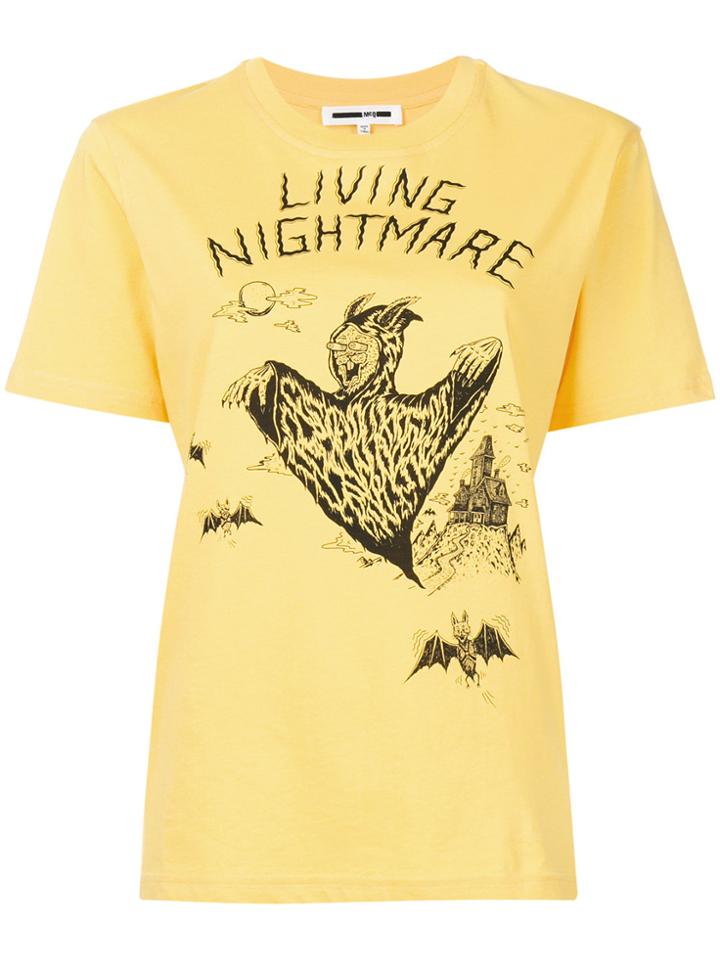 Mcq Alexander Mcqueen Living Nightmare T-shirt - Yellow & Orange