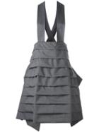 Comme Des Garçons - Layered Full Skirt - Women - Polyester/wool - S, Grey, Polyester/wool
