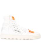 Off-white Contrast Trap Hi-top Sneakers