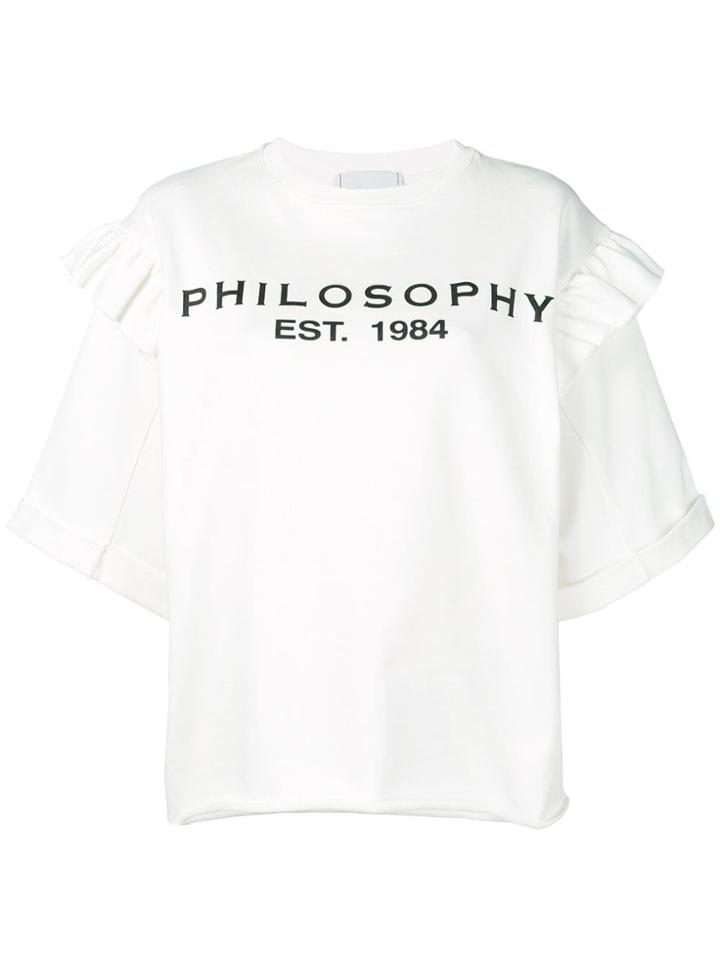 Philosophy Di Lorenzo Serafini Philosophy Print T-shirt - White