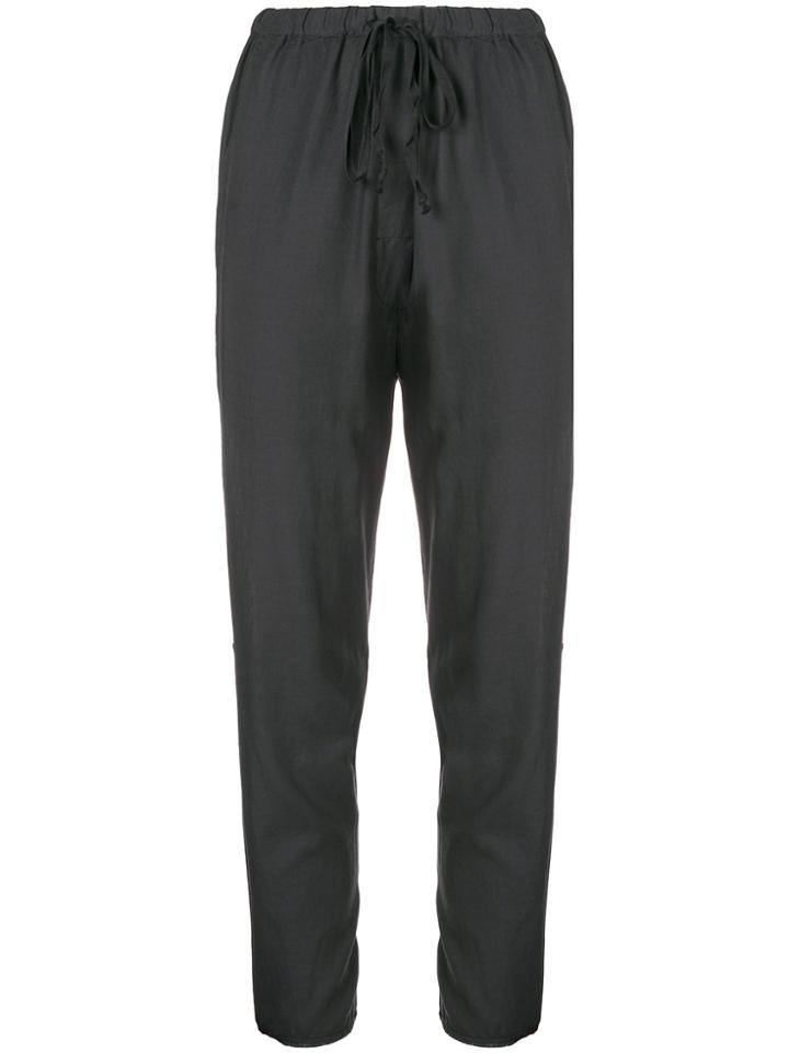 Kristensen Du Nord Drawstring Slim-fit Trousers - Grey
