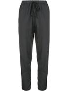Kristensen Du Nord Drawstring Slim-fit Trousers - Grey
