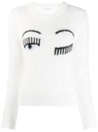 Chiara Ferragni Winking Sweater - White