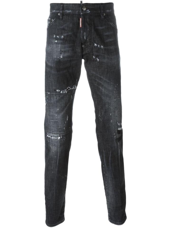 Dsquared2 'cool Guy' Jeans, Men's, Size: 52, Black, Cotton/spandex/elastane/polyester/cotton