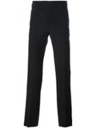 Saint Laurent Straight Leg Trousers, Men's, Size: 50, Black, Cotton/viscose/mohair/wool
