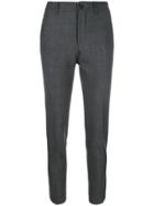 Berwich Laura Creased Skinny Trousers - Grey