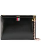 Thom Browne Small Calfskin Duck Stud Pouch - Black