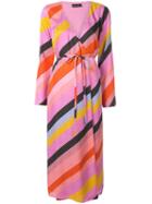 Stine Goya Paisley Stripe Wrap Dress - Pink