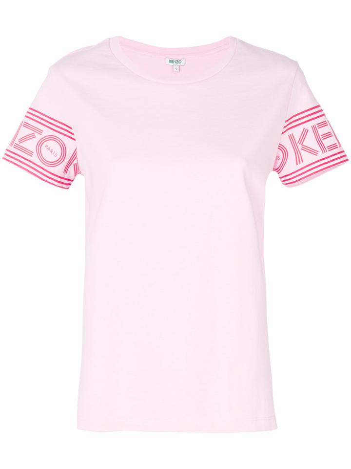 Kenzo Kenzo Logo T-shirt - Pink & Purple
