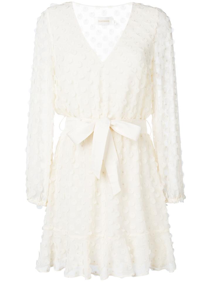 Zimmermann Heart Confetti Dress - Nude & Neutrals