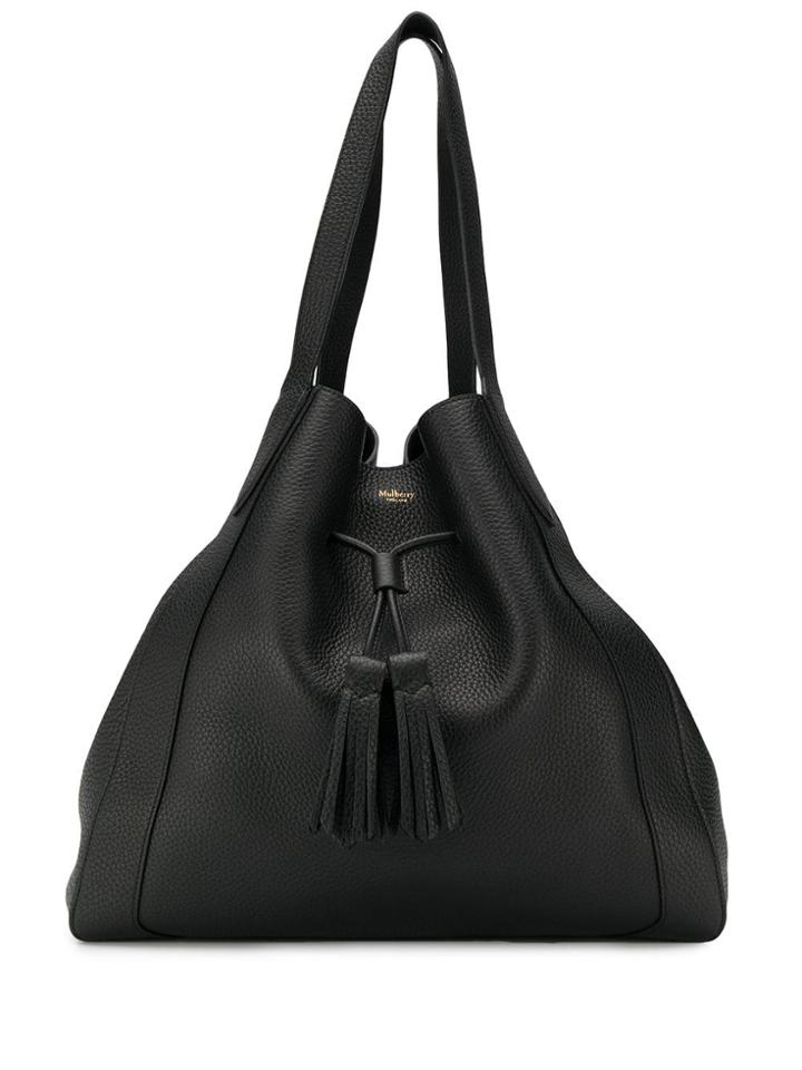 Mulberry Millie Drawstring Tote Bag - Black