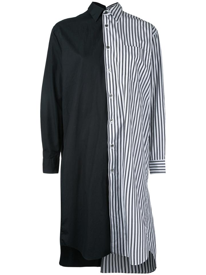 Comme Des Garçons Vintage Deconstructed Shirt Dress - Black