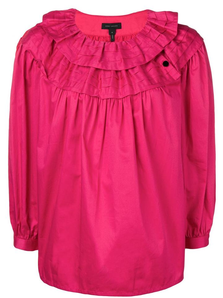 Marc Jacobs Loose Frilled Top - Pink