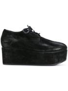 Marsèll Platform Derby Shoes - Black