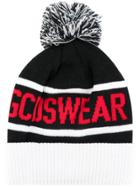 Gcds Knitted Bobble Hat - Black