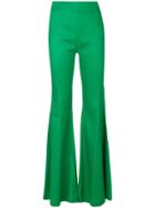 L'autre Chose Flared Trousers - Green