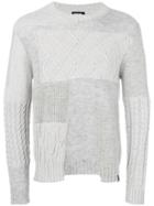 Thom Krom Back Tag Loose-fit Sweatshirt - Blue