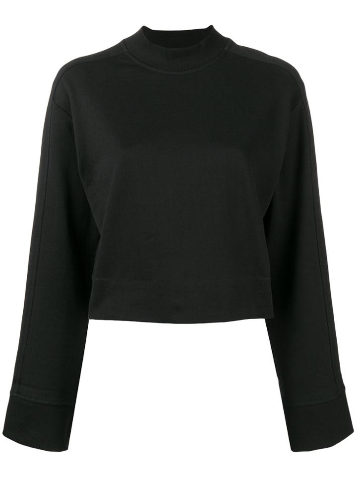 Y-3 Cropped Sweatshirt - Black