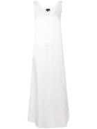 Cynthia Rowley Side Slit Classic Shift Dress - White