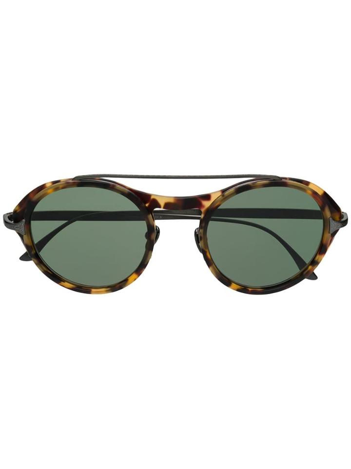 Masunaga X Kenzo Takada By Masunaga Sirius Sunglasses - Brown