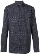 Z Zegna Polka Dot Button-up Shirt - Blue