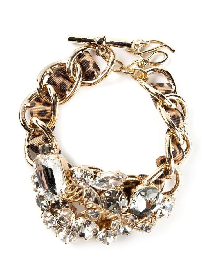 Dsquared2 Embellished Chain Bracelet