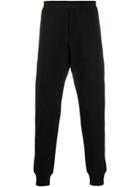 Alexander Mcqueen Skull Patch Detail Track Trousers - Black