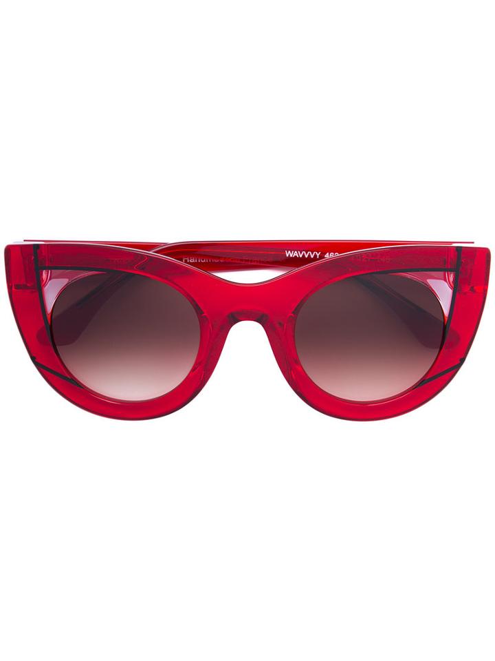 Thierry Lasry Wavvvy Sunglasses, Women's, Red, Acetate