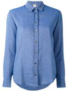 Diega - 'silvia' Shirt - Women - Linen/flax/polyester - M, Blue, Linen/flax/polyester