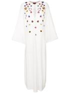 Missoni Long Embroidered Kaftan - White