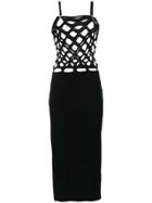 Jean Paul Gaultier Vintage Suspenders Strap Dress - Black