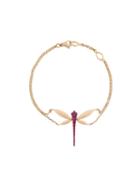 Anapsara Dragonfly Necklace, Women's, Metallic