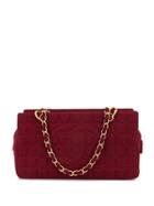 Chanel Pre-owned Choco Bar Chain Tote - Red