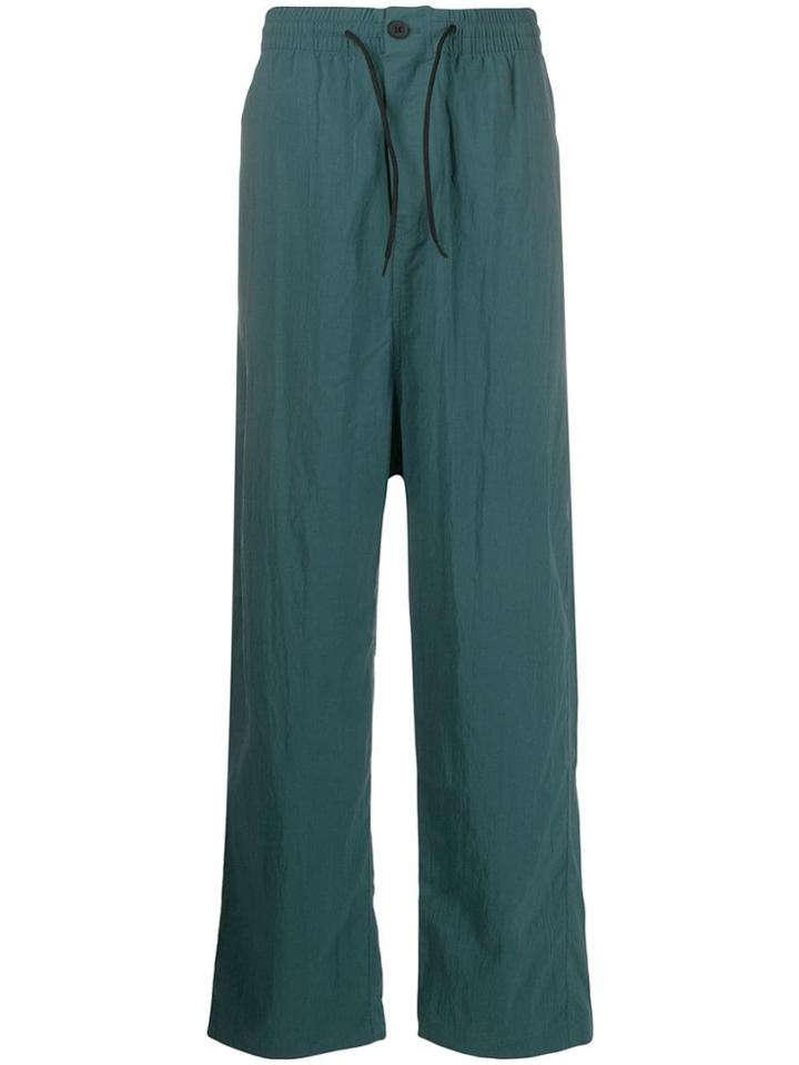Y-3 Oversized Track Pants - Green