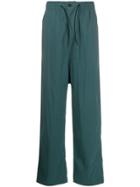 Y-3 Oversized Track Pants - Green
