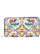 Dolce & Gabbana 'dauphine' Majolica Print Wallet