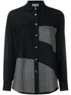 Paul & Joe - Patchwork Shirt - Women - Silk/viscose - 2, Black, Silk/viscose
