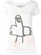 Rundholz Black Label Basic T-shirt With Kid Print - White