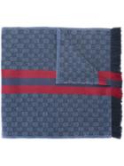 Gucci Gg Jacquard Scarf With Web