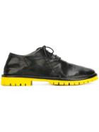 Marsèll Contrasting Sole Derby Shoes - Black