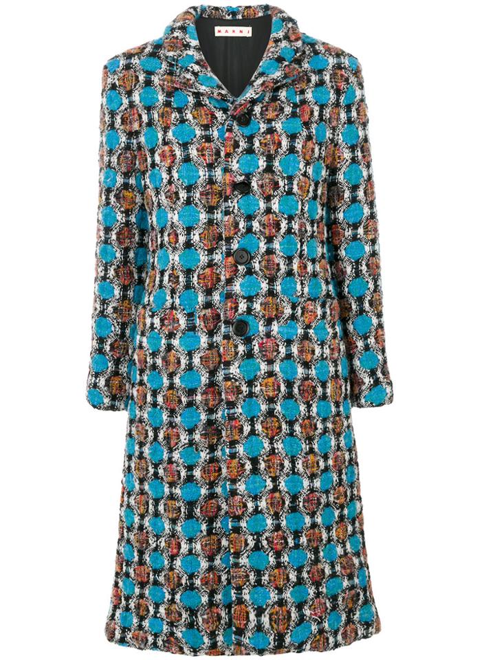 Marni Tweed Coat - Multicolour