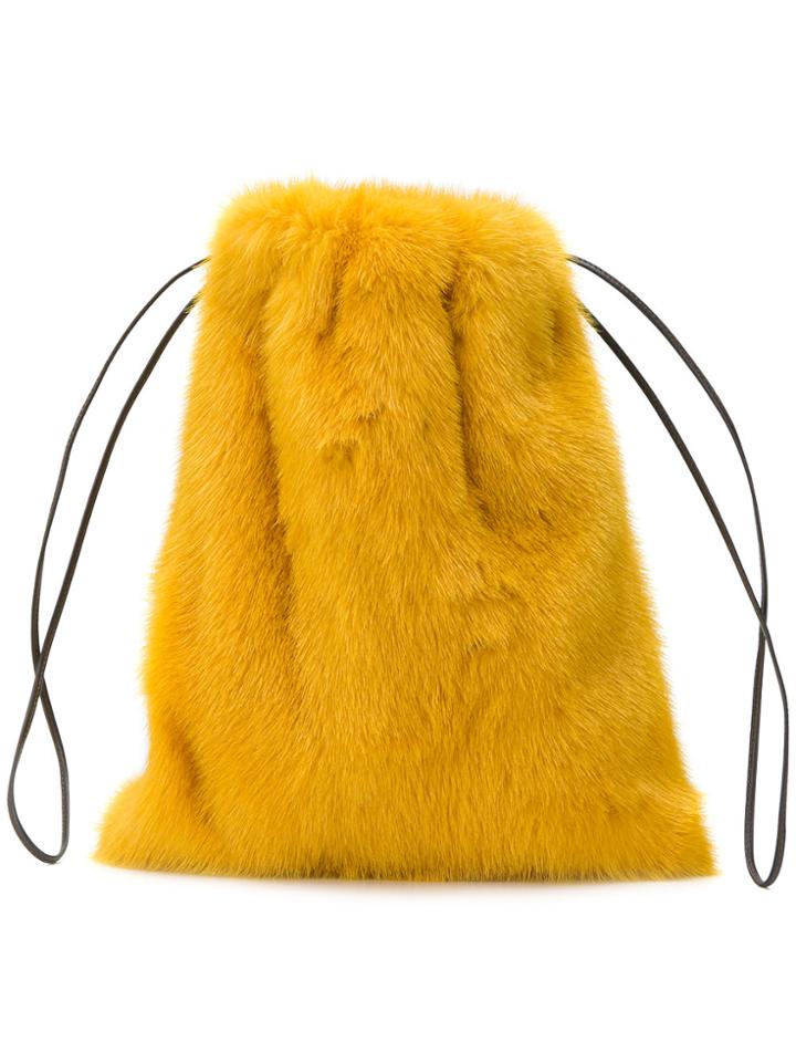 Simonetta Ravizza Furrissima Mini Backpack - Yellow & Orange