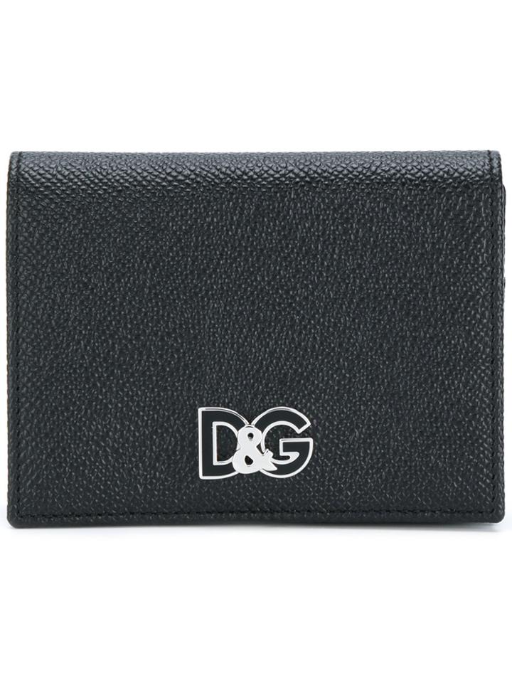 Dolce & Gabbana Small Logo Wallet - Black