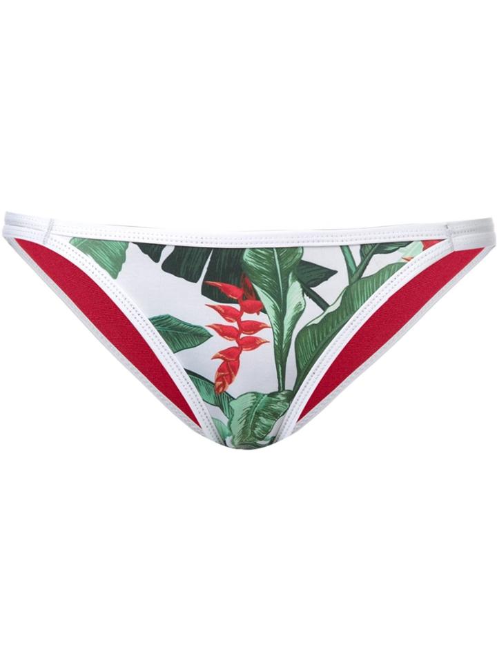 Duskii 'oasis' Slim Regular Bikini Bottom - Multicolour